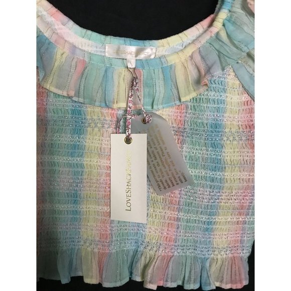 Love Shack Fancy Saba Crop Top Large - Picture 5 of 7